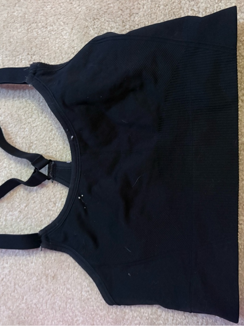 all in motion Black Seamless Sports Bra Tank
